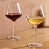 Kieliszki do wina 530 ml wielokrotnego użytku czerwony wina kieliszek z plastiku melaminy bez bisfenolu A przezroczysty zestaw kieliszek niefalowany L240323
