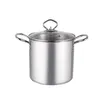 Casseroles Friteuse Pot avec panier filtrant grande capacité cuisson à la vapeur ustensiles de cuisine nouilles de cuisine pour pique-nique fête maison