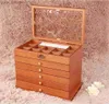 Jewelry Boxes Christmas Gift Smart Organizer % Wood Jewelry Box for Woman Jewelry Boxes for Storage Earrings Rings Necklace L240323