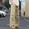 Pantalon homme Design ergonomique pantalon pour homme cordon Cargo avec taille élastique plusieurs poches tissu respirant quotidien