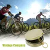 Compass Portable Compass Pocket mässing Golden Compass Navigation för utomhusaktiviteter Navigering av bergsbestigning Camping Camping