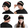 Baretten Italië Vlag Beanie Cap Unisex Winter Warm Motorkap Femme Breien Hoeden Straat Outdoor Italiaanse Patriottische Skullies Mutsen Caps