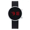 Orologi da polso LED Orologio da polso digitale in metallo moda unisex Orologio sportivo casual per uomo Donna Orologi decorativi