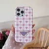 Designer Designer Case di telefono Resistente all'acqua Case montate per iPhone 15Pro 15Promax 15 14 Pro Max 13promax 13 12 12Pro 11 Love Heart Pattern Luxury Geometry IPhone Ca