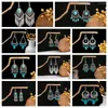 Dangle Earrings Tassel Turquoise Blue Bohemia Ethnic Style Earring Fashion Jewelry Ear Hook Drop Women