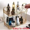 1 PCs Sotrage Shelf Stylish Desk Organizer with Rack Holder and Display for Skincare Perfume Dresser Items 240314