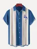 Men's Casual Shirts Flamingo Shirt Summer Bowling Style Hawaiian Short Sleeve Daily Street Wear Comfortable Soft Top Fashion Button Desi