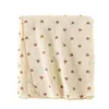 Couvertures bébé mousseline Swaddle couverture pour garçons filles respirant peau douce enveloppe coton doux-cadeau livraison directe