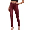 Kadın Pantolon Kadın Düz Renk Tozlukları Yüksek Bel Cepli Kapalı Pantolon S/ M/ L/ XL/ XXL/ XXXL