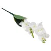 Decorative Flowers 1Pc Artificial Butterfly Orchid 12 Heads 50cm Fake Moth Orchids Flower Bouquet For Wedding Party Cafe Store Home