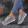 Casual Shoes Grey Fashion 2024 Spring New Sneaker Luxury Brand Womens Shoes Khaki Vulcanized Shoes Plus Size 42 Comfortable Basketball Shoes T240419