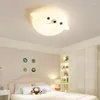 Plafondverlichting Kleine meisjesjongen Slaapkamerlamp LED Cartoon Dierenlicht Warme romantische kinderkamerlampen