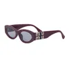 Lunettes de soleil ovales rétro pour femmes, marque de luxe de styliste, petite monture, œil de chat, Gafas de sol UV400 240323