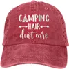 Ball Caps Unisex Camping Haar Maakt niet uit Vintage Verstelbare Baseball Cap Denim Dad Hat