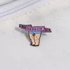 Śmieszne piny z broszka z broszkiem z nóg anime kreatywne kreskówki metalowe broszki klapy odznaka plecak
