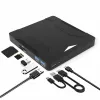 Boxs CDRW-brander Driver Gratis CD DVD-speler USB3.0 TF SD Externe optische drive Plug en Play Mobiel CDROM-station voor computer Laptop