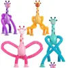 Jouet de décompression ventouse télescopique girafe tubes sensoriels pour les tout-petits Fidget jouets amusants bas de Noël enfants livraison directe GIF Dhh1M