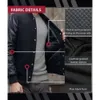 Erkekler için Helicon Dağı İki Tonlu Deri Beyzbol Varsity Ceket - Premium Kalite ve Eşsiz Tasarım
