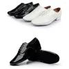 Casual Shoes Fashion Men's Latin Dance Solid Lace Up Prom Ballroom Men Sneaker Walking Flat Lace-up Running Footwear Sport