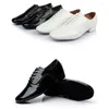 Casual Shoes Fashion Men's Latin Dance Solid Lace Up Prom Ballroom Men Sneaker Walking Flat Lace-Up Running Footwear Sport