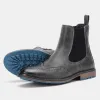 Boots HECRAFTED 39~48 Brogue chelsea boots comfortable brand fashion 2023 boots leather