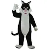 Super Cute Black Cat costumi mascotte cane di Halloween mascotte personaggio vacanza Testa fantasia festa in costume formato adulto compleanno