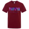 Ny Trapstar Letter Print T-shirt Summer Mens Cotton Casual Short Street Dress Stor t-shirt
