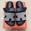 Designers Chypre Sandals Slides Slippers Mens Women Girls Flat Buckle Black Leather Soft Brown Suede Pink Orange Comfortable Fashion Daily Outfit Size 35-42 HE1R22