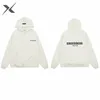 Mens hoodie Eessentialshoodies designer women Pullover Solid color loose and casual Hoodie Man S Sweatshirt Black White