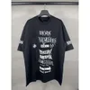 Paris B High Edition 2024 Nieuw Sanskriet Klassiek Jaar van de Loong Limited Graffiti Print Los T-shirt met korte mouwen