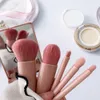 Multifunctial Borstes Set Portable Short Handtag Make Up Brush Kit Travel Size Soft Borstle Makeup Borstes Cosmetic Brush E7TR#