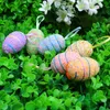 Paskalya Yumurtaları Süslemeleri Asılı süsler Paskalya Sepet Ağacı Dekor Partisi için Renkli