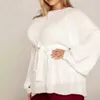 Personalizado chiffon plissado solto fofo manga longa moda primavera plus size feminino topo 2023