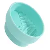 makeup Brush Cleaner Bowl Makeup Tools Cleaning Bowl Makeup Brush Drying Stand for Home x1W6#