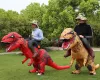 T-REX monstro inflável traje explodir cosplay dinossauro roupas carnaval halloween christma vestido para crianças adultos festa mostrar