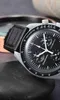 Hot Space Watch Moon Mercury Mission Lunar Landing Co märkt Six Pin Timing Quartz Watch