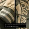 Suede Baseball Uniform Mens Autumn and Winter American Retro Coat Spring Loose Top Embroidered Jacket Trend 240308
