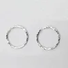 20pcspack 925 Sterling Silver Twist Nose Ring Cartilage Tragus Helix Lip Body Piercing Jewelry 6mm 8mm 10mm 240321