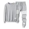 Men Clothing 2021 Fall Winter Men Sets Two Piece Korean Fashion Hoodie And Pants Designer Sweatshirts Clothes PlusSize