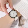 Zegarek na rękę kwarcowy zegarek Stylowy dla kobiet bransoletka drewniana Ziarno Ziarna Kobieta Ozdoba Ozdobowa Pasek Man Watche