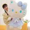 2024 NOWOŚĆ CUTE FLUTH CAT Doll Creative Cartoon Doll Miękka poduszka Wywołanie snu rekwizyty świąteczne prezent na prezent Fabryka Hurtowa w magazynie