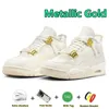 4s Scarpe da basket da basket di prima classe Black Cat Bred REMAGINED GOLD METALLICO VIVITO PULTI SUL PULMA BUI BUI BUILO THUNGHE THUNG TEARE OLIVE CANVAS SPEATER SPEAKER SNEAKER