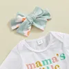 Clothing Sets Born Baby Girl Clothes Mama S Little Ie Short Sleeve Romper Floral Shorts Headband 3Pcs Summer Outfits Set