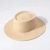 Geniş Memlu Şapkalar Kova Şapkaları Diy Doğal Rafia Şapkası Vücut Milyoneri Yaz Saman Şapkası Geniş Kötü Panama Şapkası Kentucky Derby Güneş Şapkası Ponpon Çiçek Şerit Yay 24323