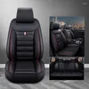 Car Seat Covers Universal Full Set Cushion Cover For ALL Models E60 E61 X3 F25 X4 X5 F26 Luxury Quality Leather