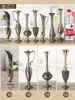 Vasi tavolo retrò fiori imitazione vaso hipster decorazione soggiorno composizione floreale stile europeo semplice lega metallica