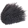 Queue de cheval queue de cheval bouclé coquine pour femmes brésilien 3b 3c Natural Clip noire dans les extensions de cheveux humains Remy 120g drop livraison Produits Dhmge