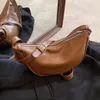 Hobo – petit sac à bandoulière en cuir PU pour femmes, petit sac à bandoulière Chic en forme de croissant, sacoche polyvalente pour rencontres quotidiennes