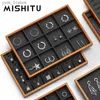 Шкатулки для драгоценностей MISHITU ящик для хранения из цельного дерева кольцо ожерелья лоток для хранения ювелирных изделий поднос многофункциональный дисплей высококачественных продуктов L240323