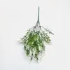 装飾的な花人工泡ラベンダー小麦ブーケウェディングホームデコレーション屋内屋外オフィステーブル配置偽の植物